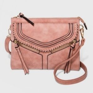 Violet Ray Mauve Crossbody Bag
